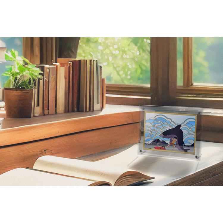 ヒカリキリエ ミラー 未来少年コナン 1話 のこされ島より　　正規品 切り絵 鏡 アートパネル リビング インテリア 部屋 卓上 壁掛け |  | 08