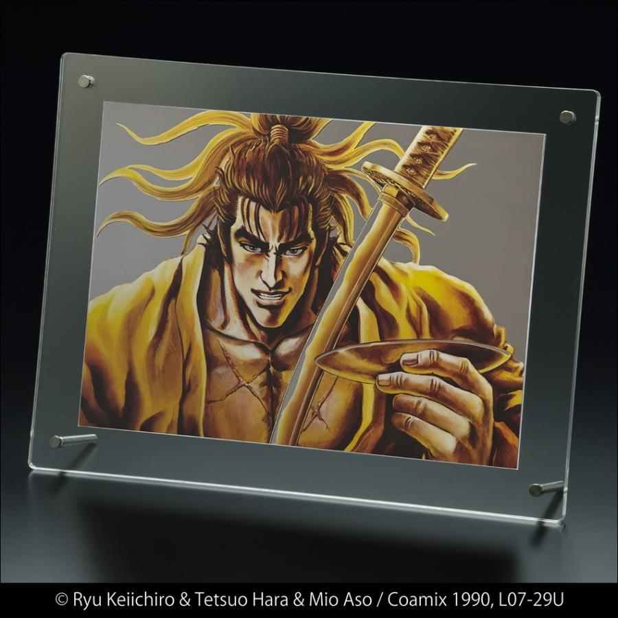 受注生産2月上旬〜中旬発送予定　花の慶次の35周年記念 ヒカリキリエ 花の慶次01　正規品 版権許諾品 鏡 金属 切り絵 インテリア アート ルームアクセント | 