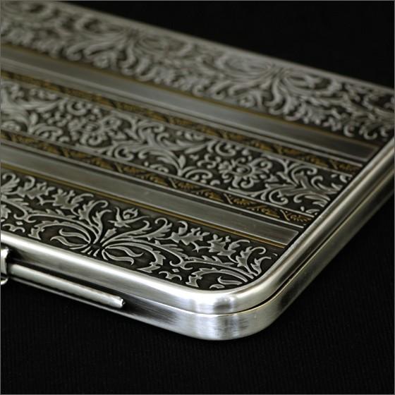 METAL EDIT(メタルエディット)名刺ケース・シルバープランツ /日本製