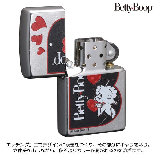 ZIPPO ベティーブープ(TM)　B　　正規品 ライター BETTY ベティーちゃん アメカジ バイク ビンテージ風 レトロ エンジェル セクシー ギフト プレゼント | ZIPPO | 03
