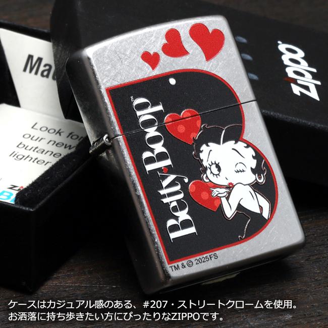 ZIPPO ベティーブープ(TM)　B　　正規品 ライター BETTY ベティーちゃん アメカジ バイク ビンテージ風 レトロ エンジェル セクシー ギフト プレゼント | ZIPPO | 05