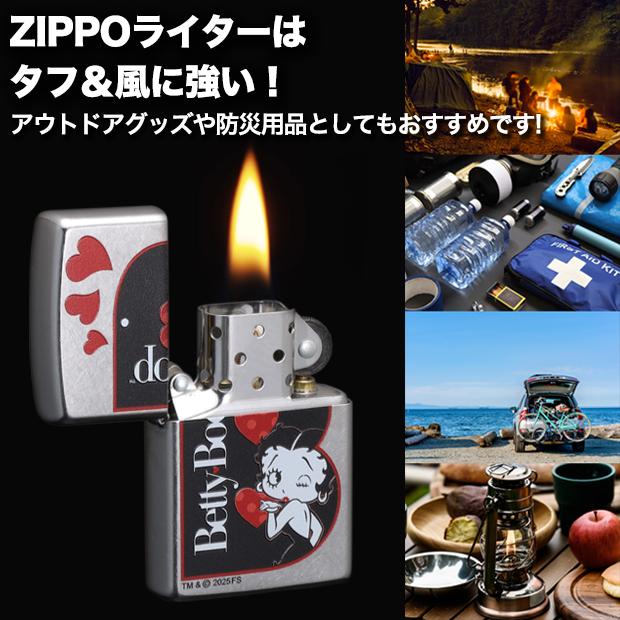 ZIPPO ベティーブープ(TM)　B　　正規品 ライター BETTY ベティーちゃん アメカジ バイク ビンテージ風 レトロ エンジェル セクシー ギフト プレゼント | ZIPPO | 06