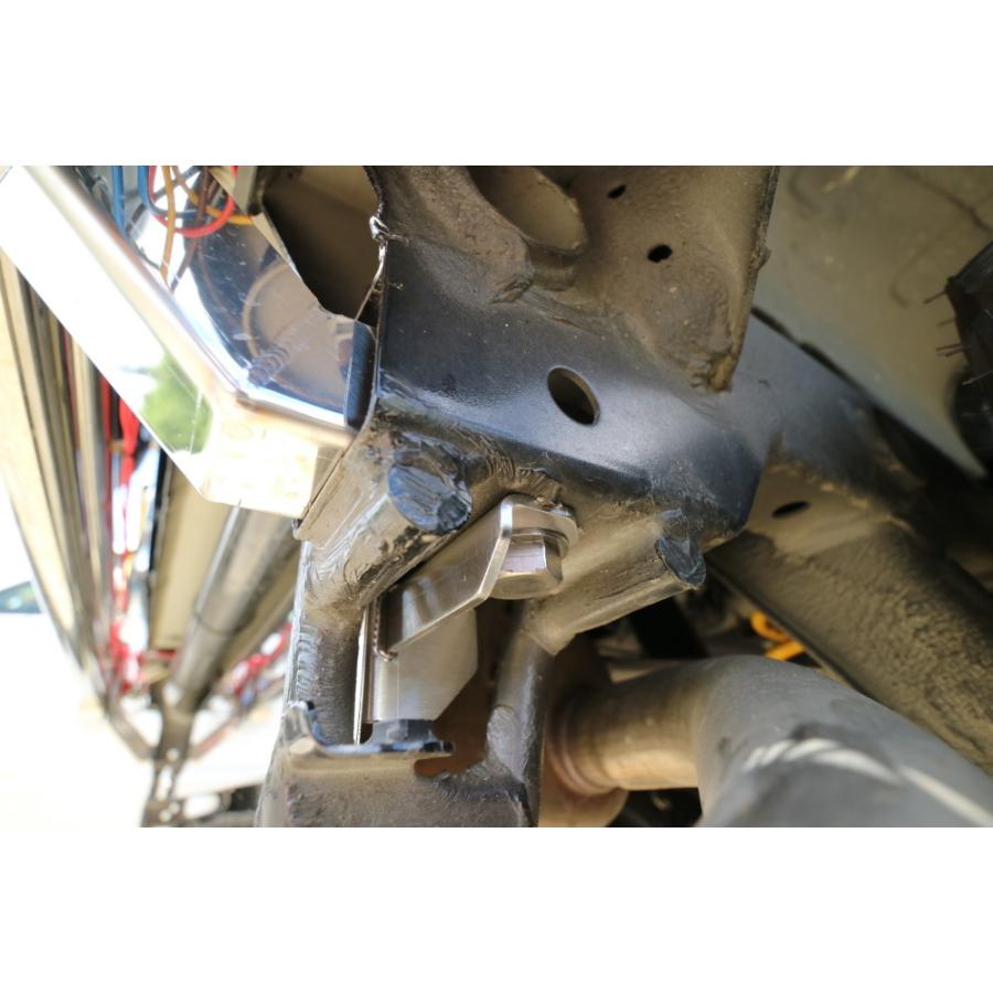 ジムニー JB64 JB74 純正マフラー用カバー ステンレス つや消し