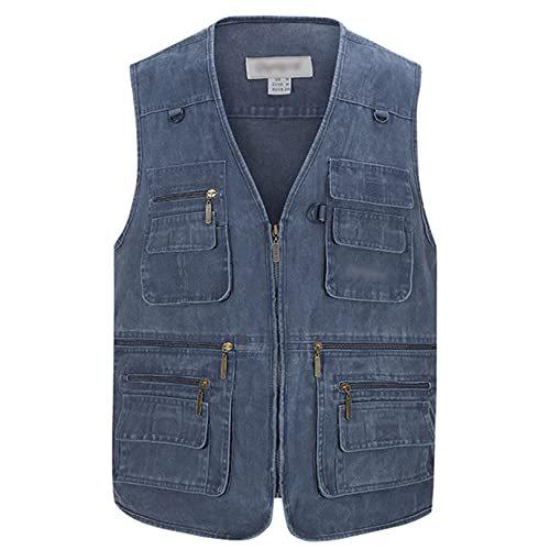 Flygo メンズ カジュアル マルチポケット アウトドア 作業 ユーティリティ 釣り 写真 ジャーナリスト ベスト US サイズ: X 平行輸入