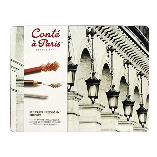 Contテδゥ テδ Paris The Sketching Box with Assorted Sketching Pencils b 平行輸入