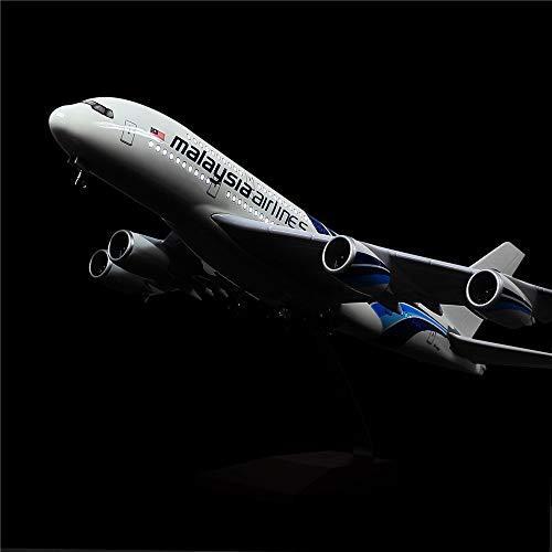飛行機  1/160スケール 飛行機デスクモデル マレーシア A380モデル 飛行機コレクション LEDライト付き タッチま 平行輸入｜metamarketh｜04