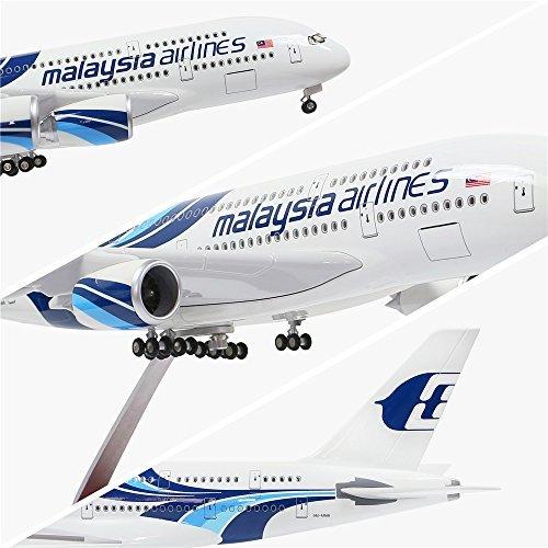 飛行機  1/160スケール 飛行機デスクモデル マレーシア A380モデル 飛行機コレクション LEDライト付き タッチま 平行輸入｜metamarketh｜06