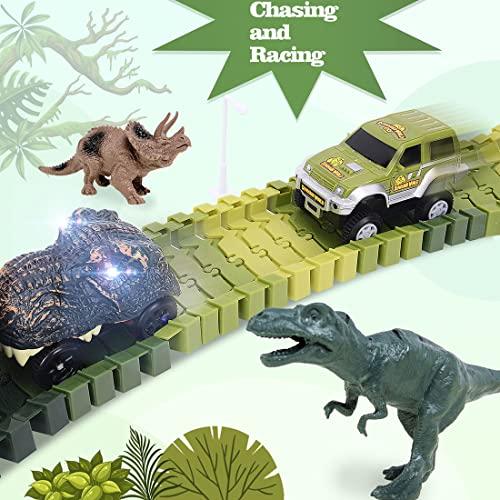 2022 Upgraded Dinosaur Toys  Dinosaur Race Car Track Toys for 3 4 5  平行輸入｜metamarketh｜05