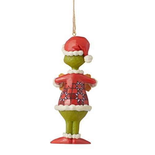 Enesco Jim Shore Dr. Seuss The Grinch Bah Humbug ハンギングオーナメント 5インチ マル 平行輸入｜metamarketh｜02