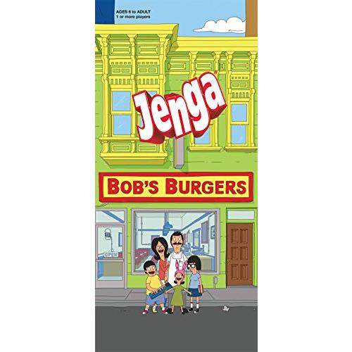 USAOPOLY ボブズバーガーズエディション ジェンガゲーム キャラクターを上げてポイントを獲得 お気に入りのキャラクターのうち1つと 平行輸入 