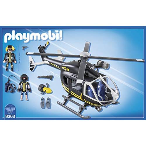 PLAYMOBIL 9363 SWAT Team helicopter - NEW 2018 平行輸入｜metamarketh｜05