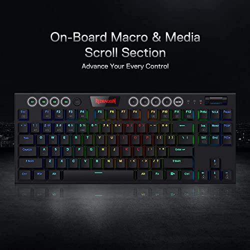 産地直送品 Redragon K621 Horus TKL Wireless RGB Mechanical Keyboard 5.0 BT/2.4 平行輸入