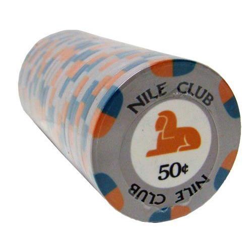 dollars0.50 - Brybelly Nile Club Casino Grade Ceramic 10-gramme Poke 平行輸入｜metamarketh｜04