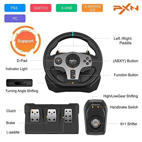 Steering Wheel for PC  PXN V9 Universal USB Car Sim 270/900 Degree G 平行輸入｜metamarketh｜02