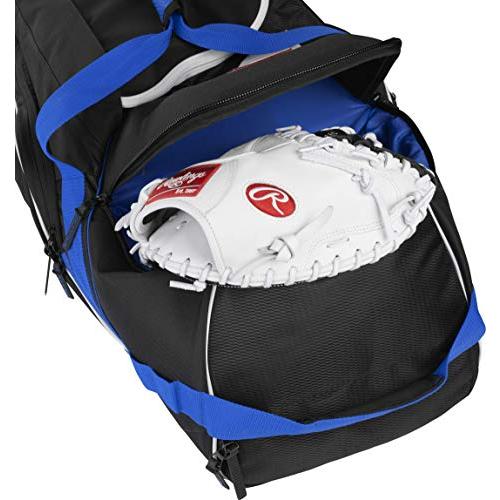数量限定 Rawlings キャスター付き野球/ソフトボール用品バッグ ロイヤル 平行輸入 【FKP1533117063】(54772円)