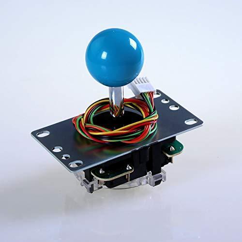 [サンワ]Sanwa OEM Light Blue Ball Handle Arcade Joystick 4 & 8 Way Adju 平行輸入｜metamarketh