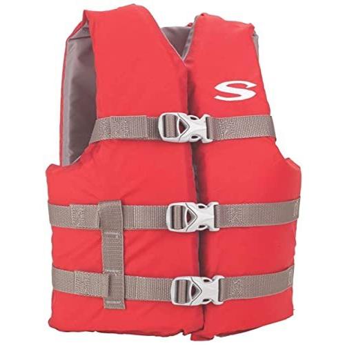 スターンズ子供の青少年ボートベスト（赤、50から90ポンド） 平行輸入