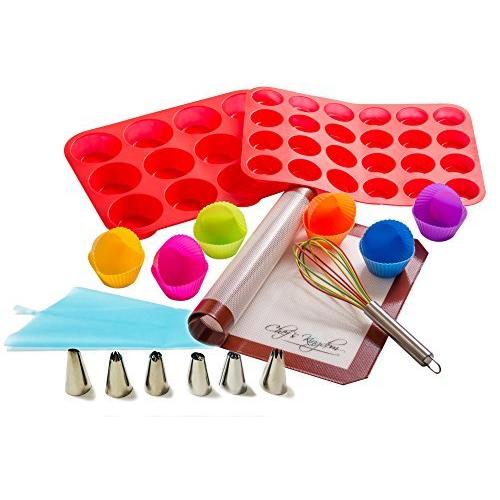 シリコン金型カップケーキ/マフィンBakeware Set 23-Piece 平行輸入 平行輸入