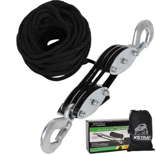 定番 Metamarkethxstrap 破断強度2 000ポンド ロープホイスト 50フィート 平行輸入 Seguranca Ig Com