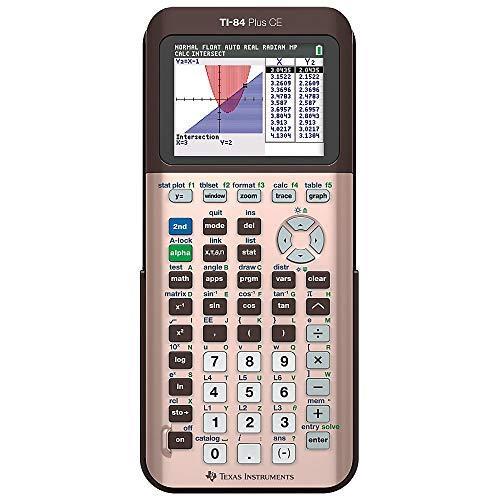 何でも揃う Texas Instruments ti-84?Plus CE Graphing Calculator、ローズゴールド 平行輸入 電卓