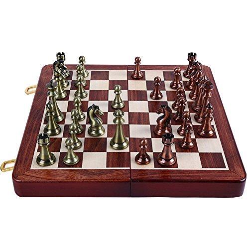 Agirlgle International Chess Set with folding wooden chess board and 平行輸入