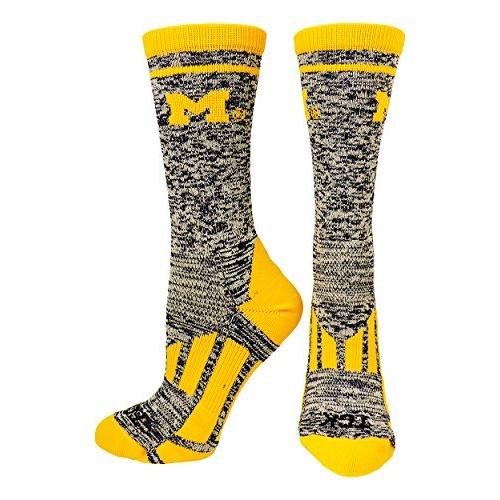 University of Michigan Wolverines杢クルーソックス ブルー 平行輸入