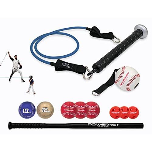 ポータブルウォームアップバンドル | 抵抗バンド 3つの異なるグリップ 2つの重み付き野球ボール 3つのフォームテックユーティリティトレ 平行輸入 