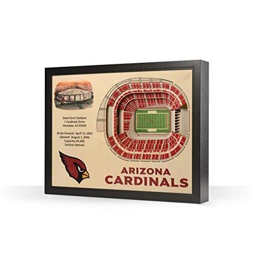 NFL Arizona Cardinals Football 3d Stadiumビュー壁アートの大学フェニックス 平行輸入 平行輸入