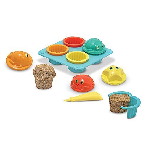 Melissa&Doug(メリッサ&ダグ)シーサイドサイドキックスサンドカップケーキセットMD64313歳~ [] 平行輸入｜metamarketh