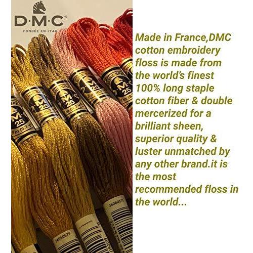 DMC 刺繍フロスパック、カラフルなホリデーコレクション、DMC 刺繍糸、キットには、DMC クロスステッチハンドニードルと30個のコッ 平行輸入｜metamarketh｜02