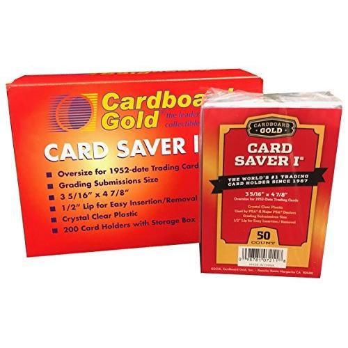 Cardboard Gold カードセーバー1 - セミリジッド カードホルダー PSA/BGS グレーディング カード提出用 - 50 平行輸入｜metamarketh