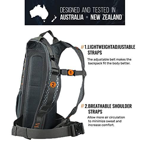 SPIKA ハンティングバックパック タクティカルミリタリーバッグ 防水デイパック 容量15L対応 取り外し可能なヒップベルト 平行輸入 平行輸入 平行輸入