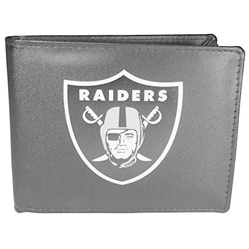 NFLユニセックス二つ折り財布大きなロゴ L ブラック 平行輸入 平行輸入