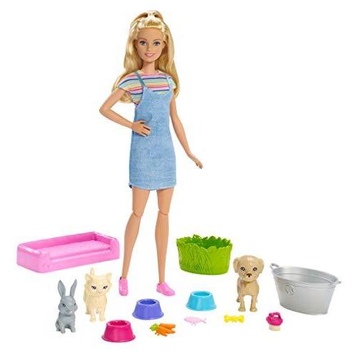 バービー(Barbie) おせわあそび ペットのおせわセット 着せ替え人形ドール、アクセサリーセット3歳~ FXH11 平行輸入 平行輸入