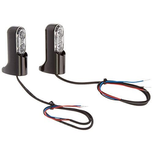 Arlen Ness 12-744 Black Bolt-On Turn Signal with Power LED Accent 平行 平行輸入