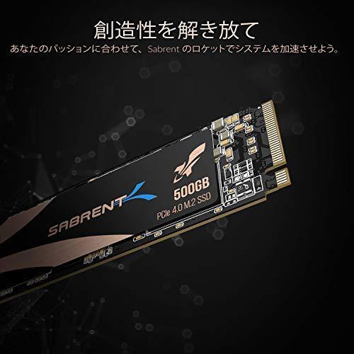 Sabrent 500GB ロケット Nvme PCIe 4.0 M.2 2280 内蔵SSD 最大パフォーマンスソリッドステートドライ 平行輸入｜metamarketh｜03