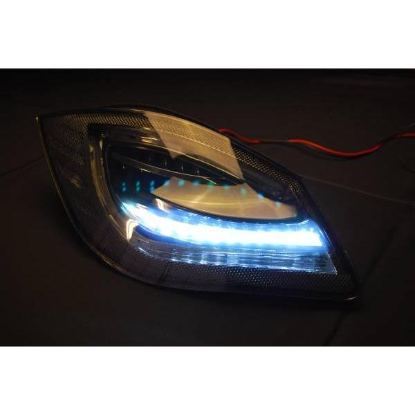 ポルシェ 987用ケイマン 09年~ 新型 LEDテールライト オールクリア 981