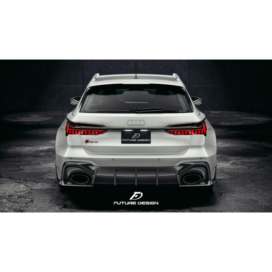 FUTURE DESIGN】AUDI RS6 AVANT C8 アバント リアディフューザー