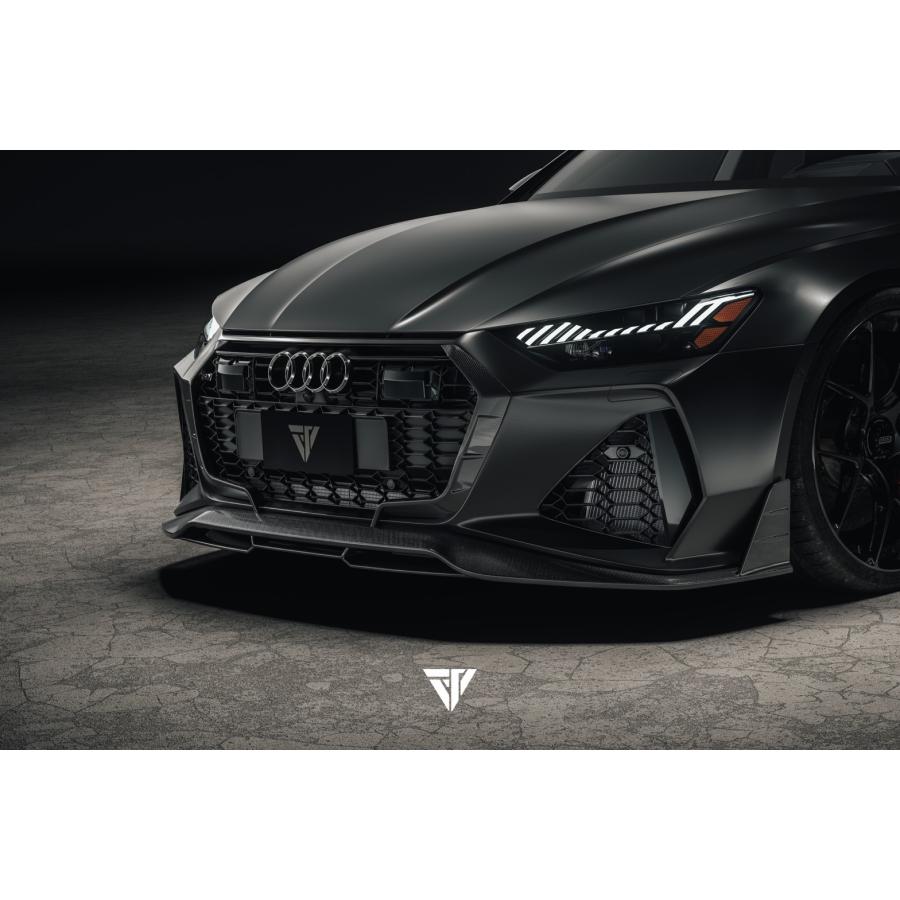FUTURE DESIGN 正規品】AUDI RS7 C8 フロントグリル用 スプリッター