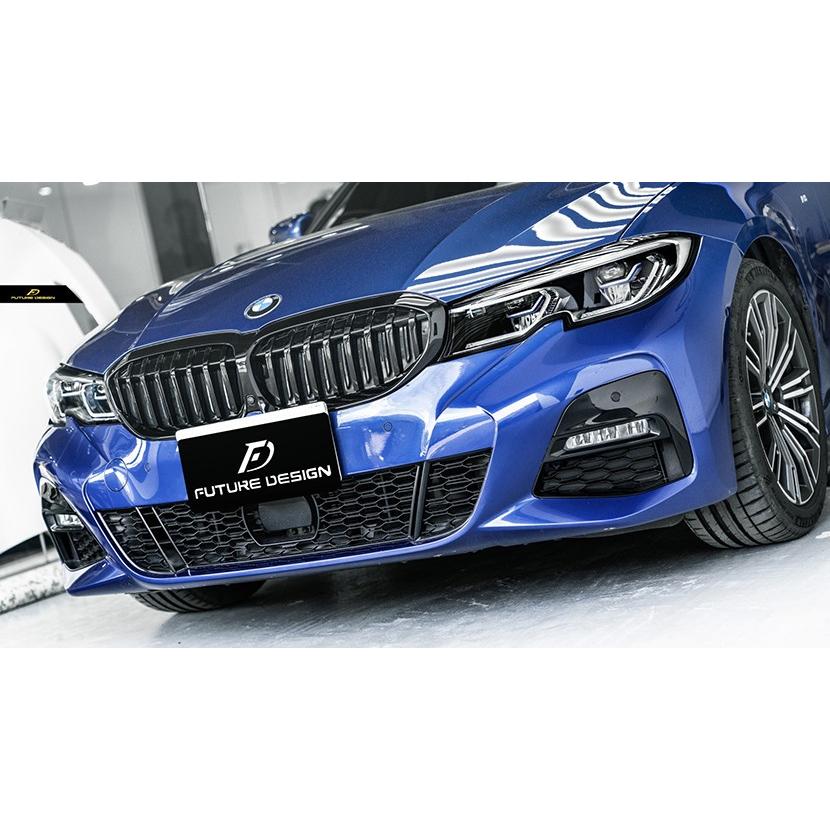 アングリーグリル 新品未使用 BMW 3シリーズ G20 G21 フロント用艶ありブラックキドニーグリル