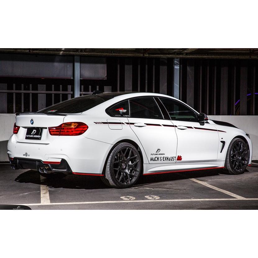BMW 4シリーズ F32 F33 F36 Mスポーツ リアバンパー用サイドスポイラー