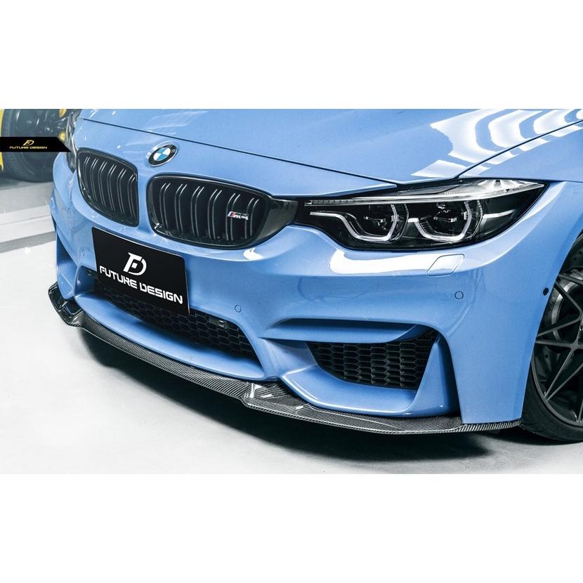 BMWM3CS純正カーボンリップ左右 BMW F80 M3 フロント用カーボンリップスポイラー DryCarbon 本物ドライ