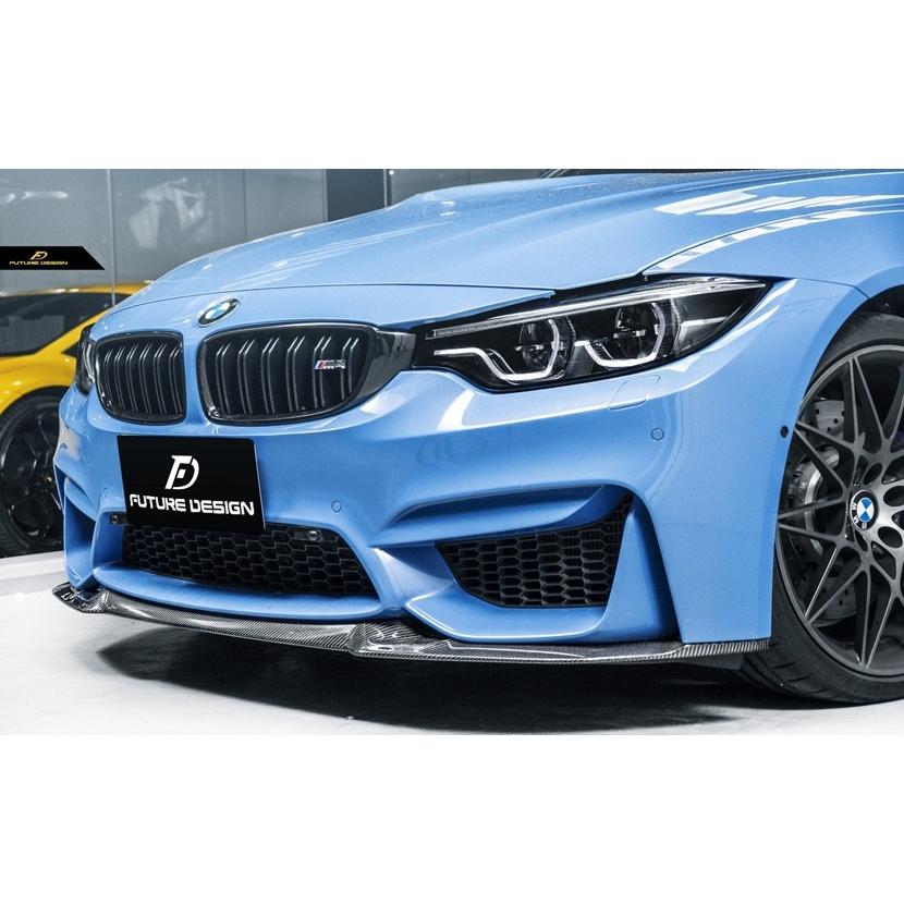 BMW F82 F83 M4 フロント用カーボンリップスポイラー DryCarbon 本物 