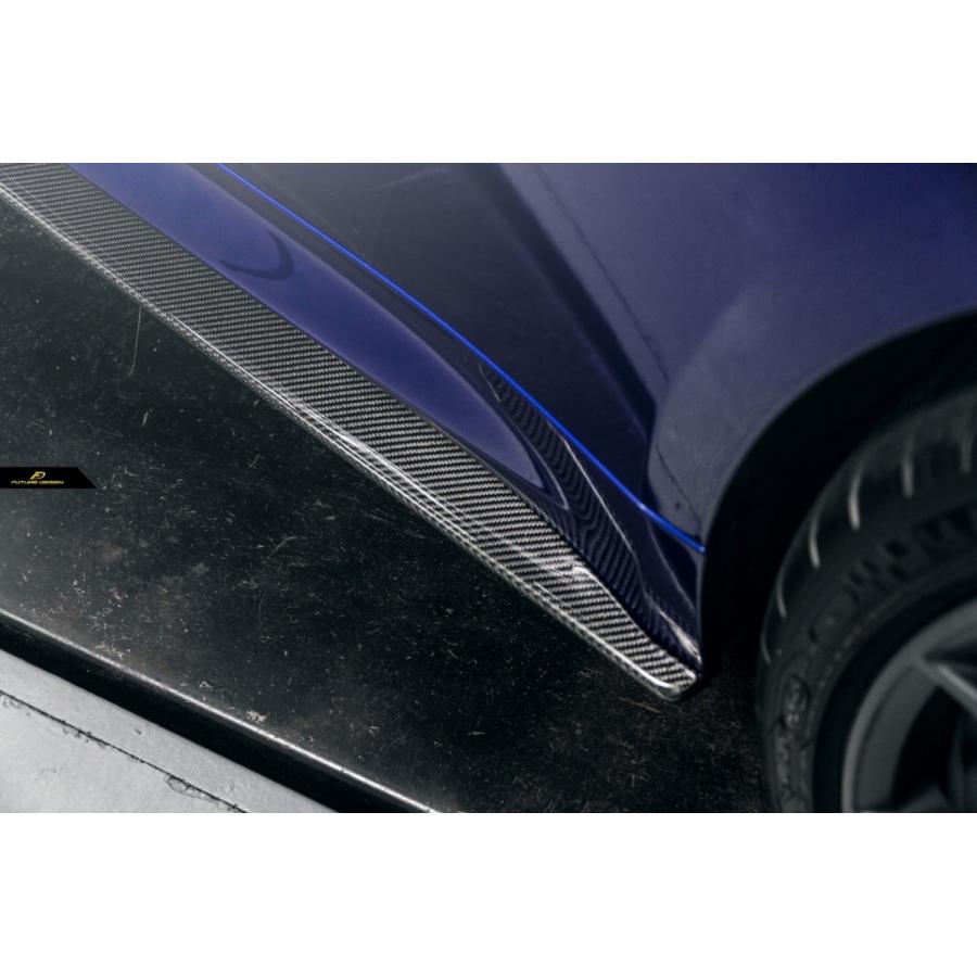 F82 M4 カーボンサイドスカート BMW F82 F83 M4 サイド スカート カーボン DryCarbon 本物ドライ