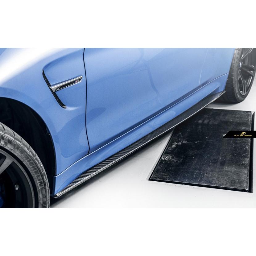 BMW F82 F83 M4 サイド スカート カーボン DryCarbon 本物ドライ