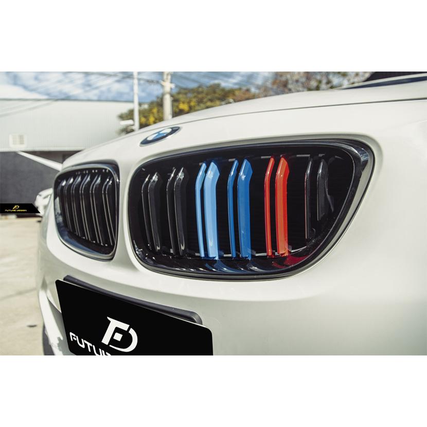 BMW F87 M2 青紺赤 フロント用艶ありブラックキドニーグリル センター