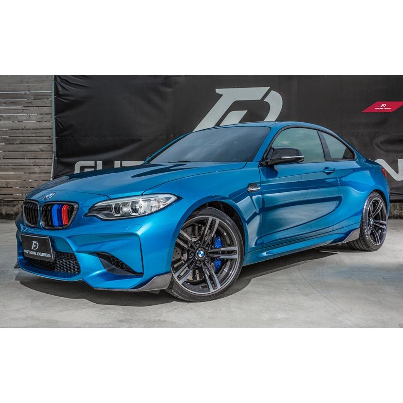 BMW F87 M2 青紺赤 フロント用艶ありブラックキドニーグリル センター
