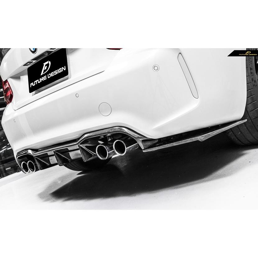 BMW F87 M2 リアバンパー用カーボン リア ディフューザー 本物