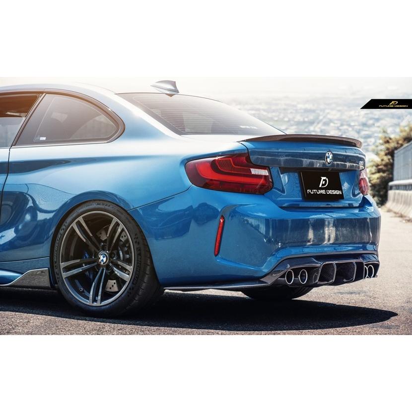BMW F87 M2 リアバンパー用カーボン リア ディフューザー 本物 