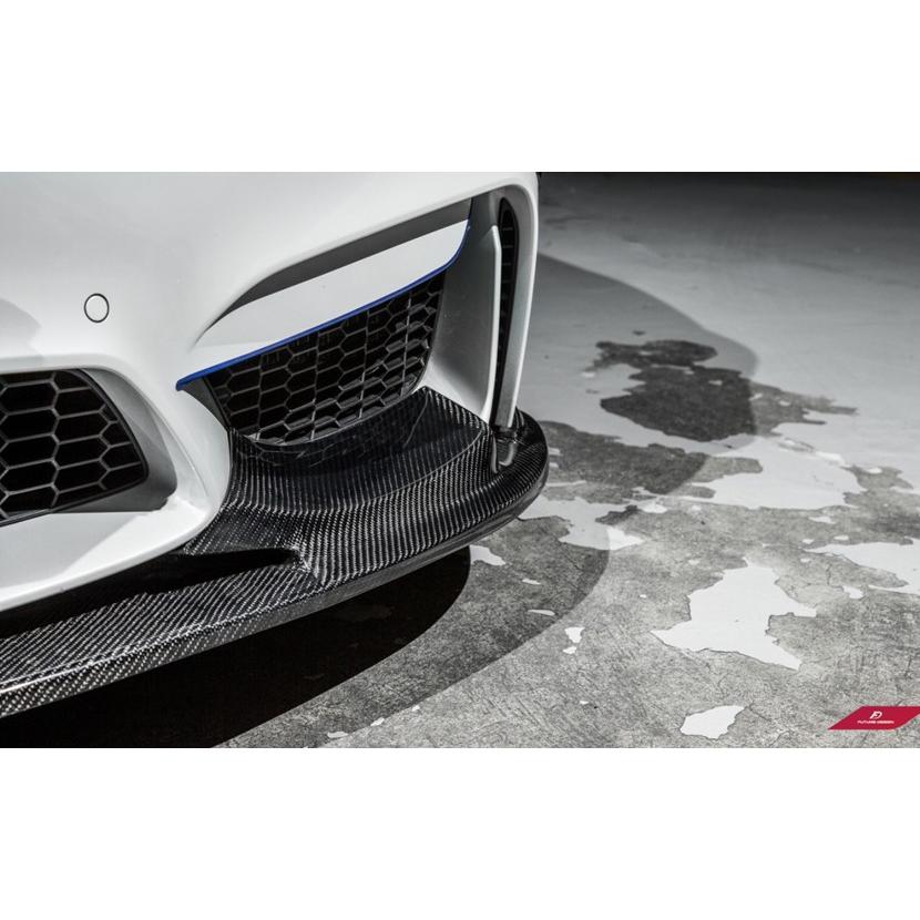 BMW F82 F83 M4 フロント用カーボンリップスポイラー DryCarbon 本物